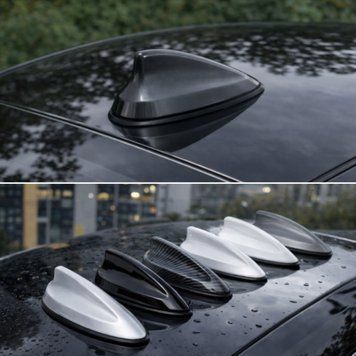 Активная антенна пловец с резиновой проставкой "HYBRID" (отверстие 10,5х5см) Графитовая 71701 фото