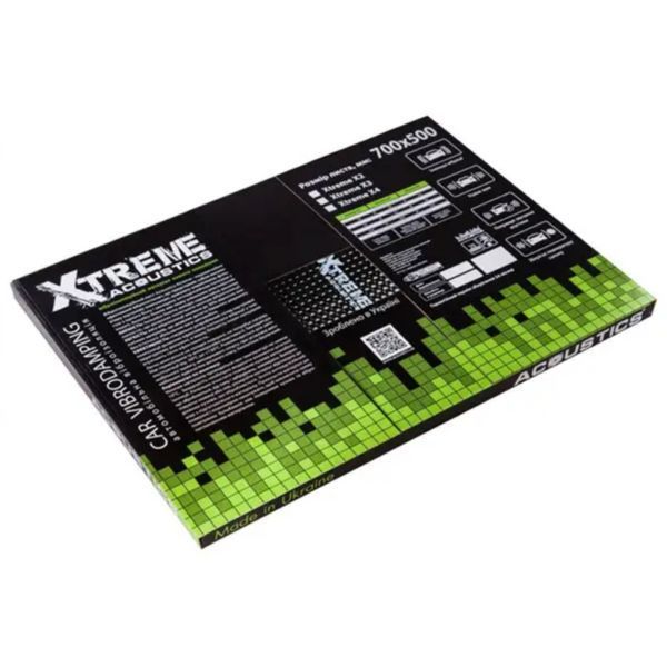 Віброізоляція для авто "Acoustics" Xtreme 2.0 мм (700x500 мм) 46844 фото