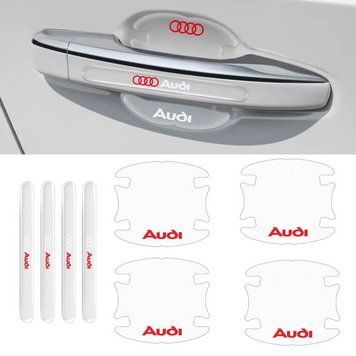 Защитная пленка на дверные ручки с логотипом Audi 8 шт. 66160 фото
