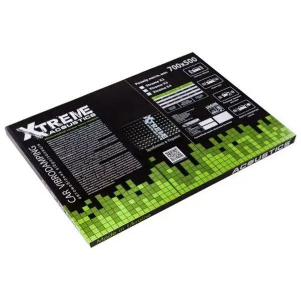 Віброізоляція для авто "Acoustics" Xtreme 4.0 мм (700x500 мм) 68692 фото