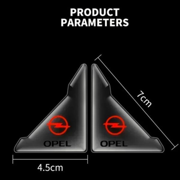 Защитная пленка на углы дверей автомобиля Opel (4шт) 70831 фото