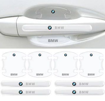 Защитная пленка на дверные ручки с логотипом BMW 8 шт. 66161 фото