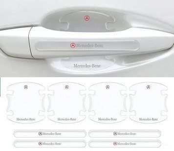 Защитная пленка на дверные ручки с логотипом Mercedes-Benz 8 шт. 66159 фото