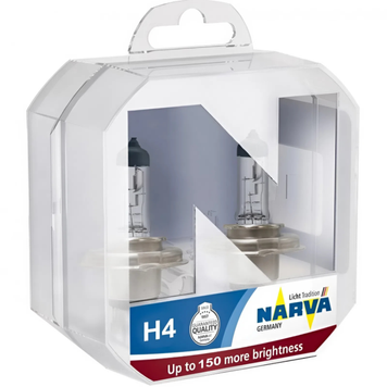 Галогеновые лампы H4 "Narva" Range Power 60/55w +150% 58971 фото