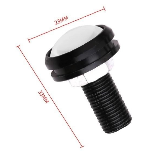 Дневные ходовые огни орлиный глаз врезные с линзой LED 12v D=23mm 2шт. 50904 фото