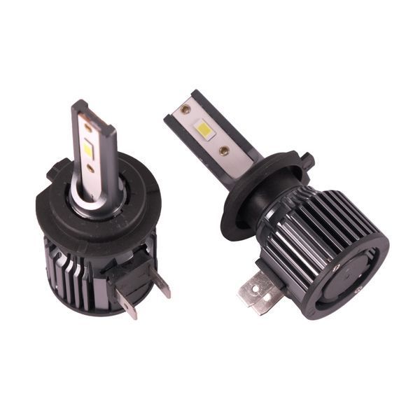 Лампи LED H7 "C7" 60W 9600Lm 6000K 9-32V (Chip 3570) з охолодженням 65561 фото