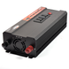 Преобразователь 12V - 220w/2000W "Elegant" 2 розетки + 4 USB (модиф. синусоида) 63899 фото 2
