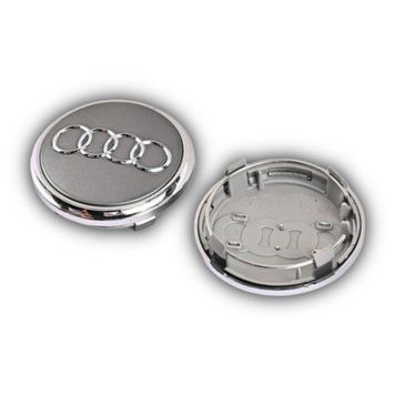 Колпачки на диски "Audi" чорні (77/67 мм) ножка 15 мм 70592 фото