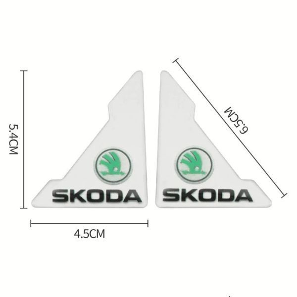 Захисна плівка на кути дверей автомобіля Skoda (4 шт.) 70833 фото