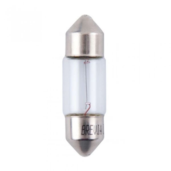 Лампа "Brevia" 12V C10W (31mm) 10 шт 34845 фото