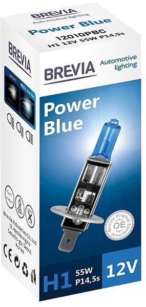 Лампи "Brevia" H1 12V 55W 4200K Power Blue 34818 фото