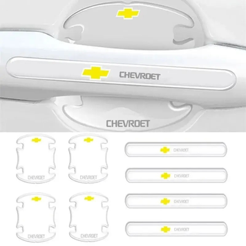 Защитная пленка на дверные ручки с логотипом Chevrolet 8 шт. 66163 фото