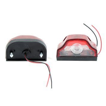 Підсвітка номера 12/24V діодне 4 LED "Кабра" (Туреччина) Червоний 30730 фото