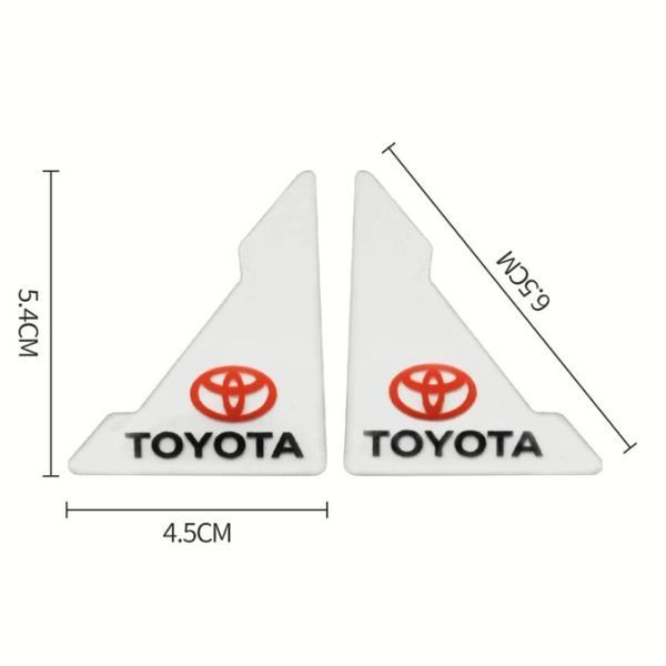 Защитная пленка на углы дверей автомобиля Toyota (4шт) 70834 фото