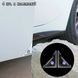 Защитная пленка на углы дверей автомобиля Volkswagen (4шт) 70835 фото 1